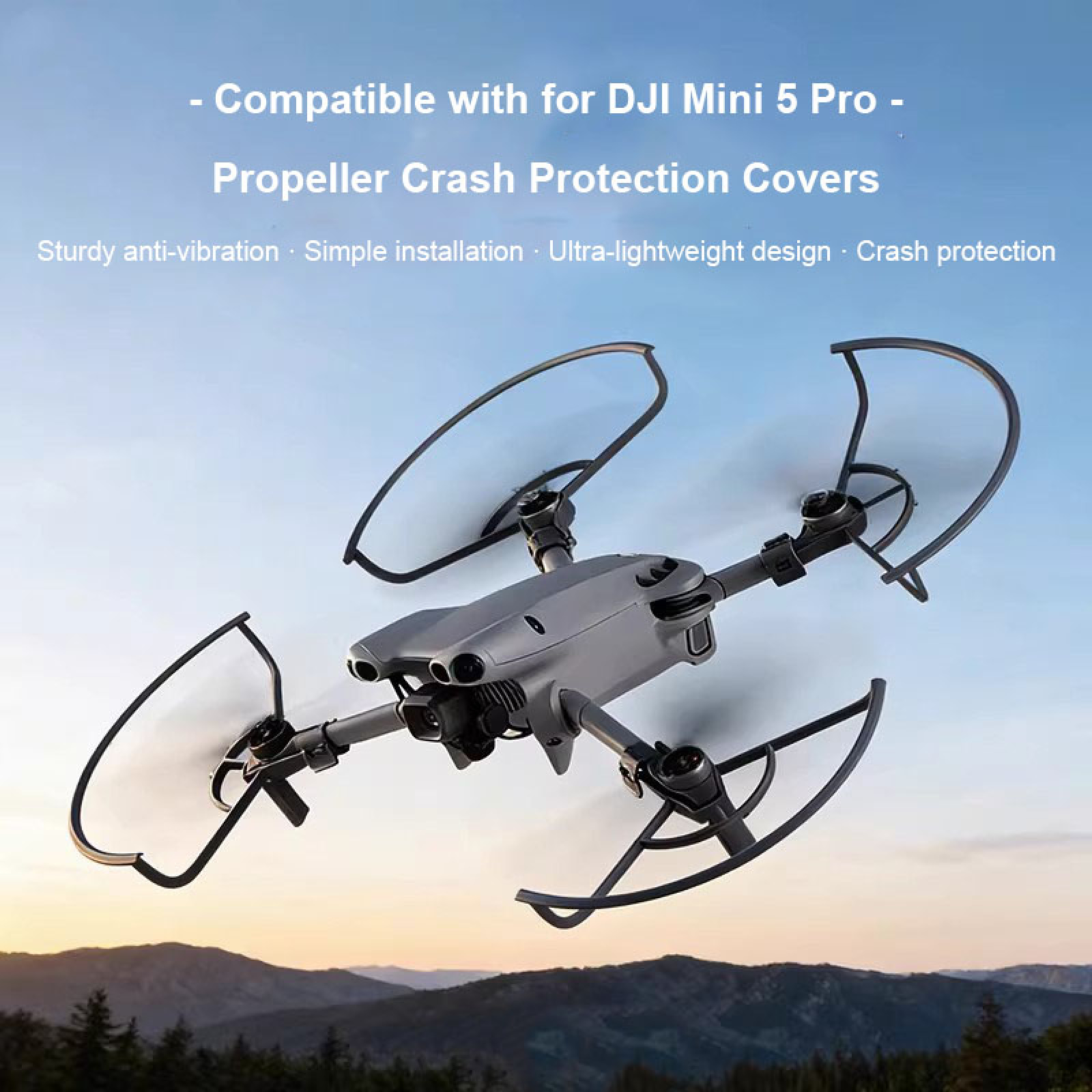 Drone Propeller Guard - 4 قطعة حماية قابلة للفصل لـ