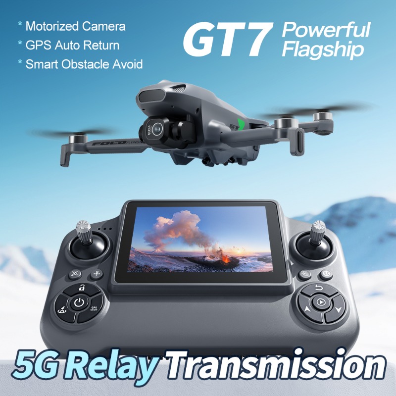 طائرة بدون طيار احترافية GT7 R - مراجعة Drone Gimbal وسعره