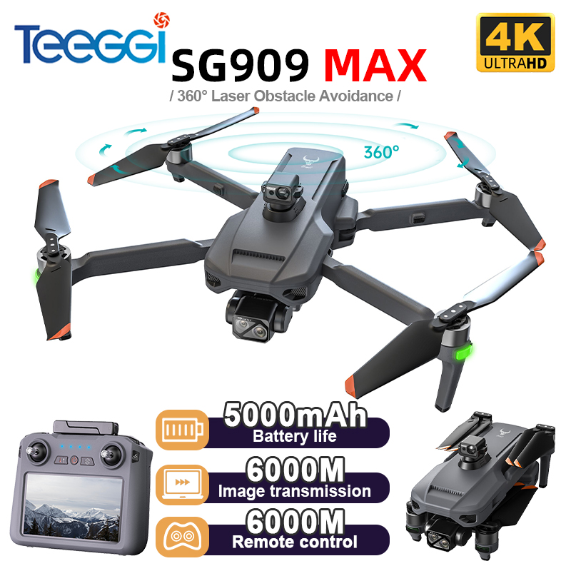 طائرة بدون طيار Teeggi SG909 M - مراجعة Drone Gimbal وسعره
