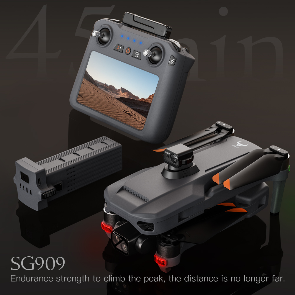 طائرة بدون طيار Teeggi SG909 M - مراجعة Drone Gimbal وسعره